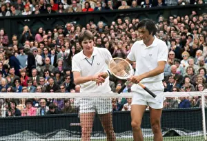 Jimmy Connors and Ille Nastase - 1972 Wimbledon Championships