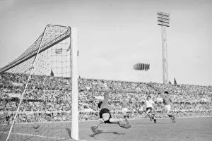 Images Dated 23rd August 2010: Jimmy Greaves scores for England against Italy at 1961 +