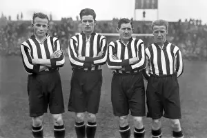 John Coxford, David Halliday, Billy Clunas and Bobby Marshall - Sunderland, 1925 / 6
