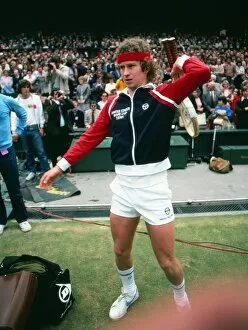 Images Dated 24th January 2011: John McEnroe - 1981 Wimbledon Championships