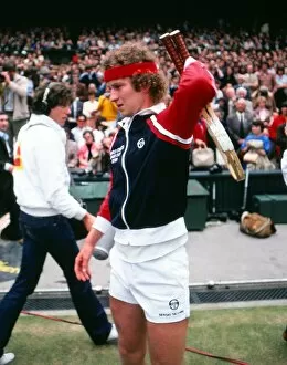 Images Dated 24th January 2011: John McEnroe - 1981 Wimbledon Championships
