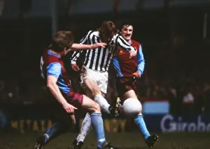 Juventus Zbigniew Boniek scores against Aston Villa in the 1983 European Cup