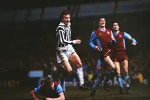 Juventus Zbigniew Boniek scores against Aston Villa in the 1983 European Cup