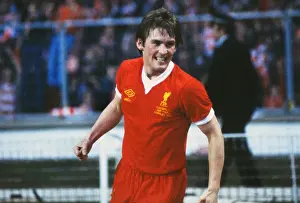 Kenny Dalglish celebrates scoring in the 1978 European Cup Final
