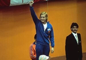 1976 Montreal Olympics Collection: Kornelia Ender - 1976 Montreal Olympics 100m freestyle champion
