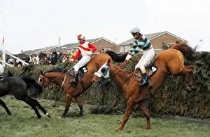 Images Dated 26th July 2011: L Escargot jumps Valentines during the 1975 Grand National