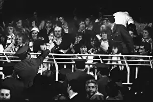 Crowd Prints: Leeds United fans and Spanish police at the Nou Camp during the 1975 European Cup semi-final