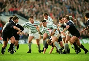 Images Dated 21st February 2013: Liam Mooney on the charge for Cambridge - 1994 Varsity Match