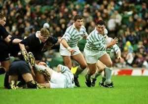 Images Dated 21st February 2013: Liam Mooney on the charge for Cambridge - 1994 Varsity Match