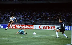 Lineker Scores against West Germany in the 1990 World Cup semi-final