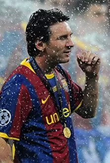 Images Dated 28th May 2011: Lionel Messi after the 2011 Champions League Final