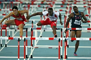 Sport Prints: Liu Xiang, Dayron Robles and David Oliver at the 2011 Athletics World Championships