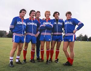Images Dated 1st July 2011: Six Liverpool players in the England squad in 1977