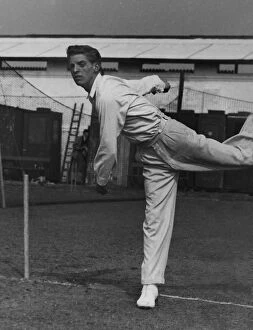 Cricket Collection: Malcolm Hilton - Lancashire C. C. C