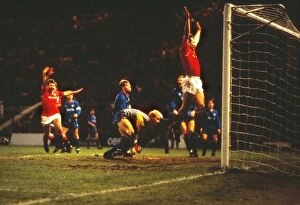 Images Dated 14th February 2012: Manchester Uniteds Brian McClair socres in the 1990 FA Cup semi-final replay