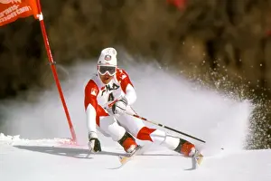Skiing Prints: Marc Girardelli - 1987 FIS World Ski Championships