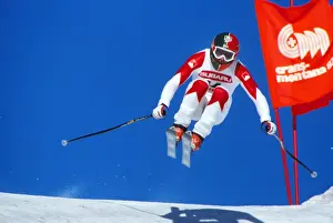 Skiing Prints: Marc Girardelli - 1987 FIS World Ski Championships