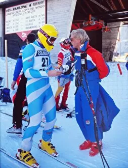 Images Dated 3rd September 2012: Martin Bell - 1987 FIS World Cup - Val Gardena