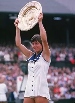 Images Dated 27th June 2011: Martina Navratilova - 1978 Wimbledon Ladies Singles Champion