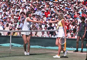 Martina Navratilova and Chris Evert - 1979 Wimbledon Womens Singles Final
