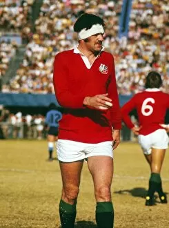 Images Dated 5th April 2011: Mervyn Davies - 1974 British Lions Tour to South Africa