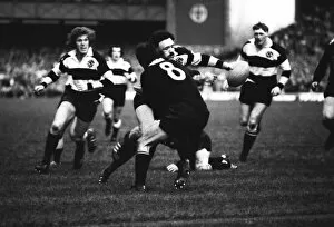Images Dated 28th February 2012: Mervyn Davies scores for the Barbarians against the All Blacks in 1974