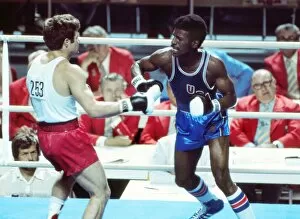 1976 Montreal Olympics Collection: Michael Spinks at the 1976 Montreal Olympics