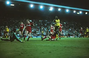 Michael Thomas scores his title-winning goal at Anfield in 1989
