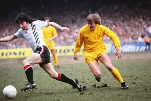 Images Dated 4th October 2010: Mickey Thomas and Kenny Dalglish - 1979 FA Cup Semi-Final