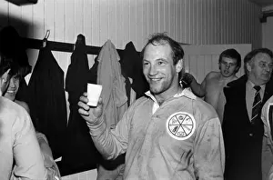 Midlands full back Dusty Hare celebrates after his team defeat the All Blacks in 1983