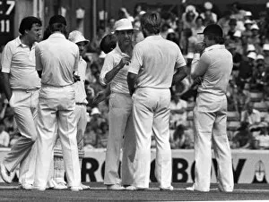 Images Dated 27th July 2011: Mike Brearley talks to Ian Botham during the 1981 Ashes