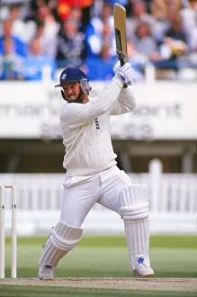 Images Dated 8th March 2012: Mike Gatting bats at Edgbaston in 1988