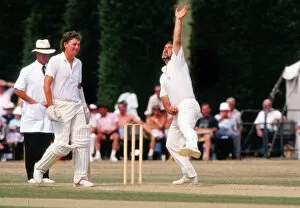 Images Dated 8th March 2012: Mike Gatting bowls for Middlesex in 1989