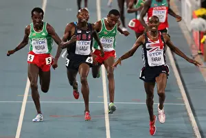 Mo Farah wins the 5000m final at the 2011 World Championships