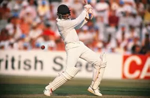 Images Dated 3rd September 2010: Mohammad Azharuddin bats for India in 1990