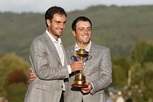 Images Dated 4th October 2010: The Molinari brothers - 2010 Ryder Cup