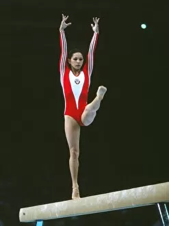 Images Dated 8th March 2012: Nellie Kim at the 1980 Moscow Olympics