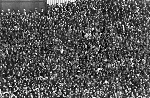 Newcastle United fans at Hillsbrough during the 1974 FA Cup semi-final