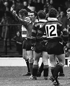 Nigel Horton is sent-off in the 1972 RFU Club Knock-Out Final