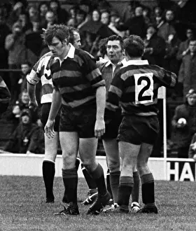 Nigel Horton is sent-off in the 1972 RFU Club Knock-Out Final