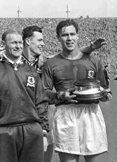 1957 FA Cup Final - Aston Villa 2 Manchester United 1 Collection: Nigel Sims - Aston Villa