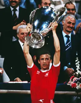 Nottingham Forest captain John McGovern lifts the 1979 European Cup