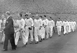 Nottingham Forest walk-out at Wembley - 1959 FA Cup Final