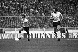 Spurs Collection: Ossie Ardiles and Ricky Villa during the 1981 FA Cup Final