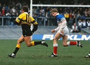 Images Dated 27th August 2010: Overseas Unions takes on a Five Nations side in 1986