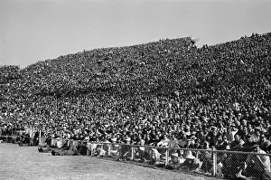 The packed stand at Ellis Park watch the fourth test between the Lions and South Africa