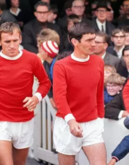 Images Dated 25th July 2011: Paddy Crerand and Francis Burns - Manchester United