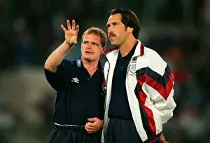 Images Dated 1st June 2011: Paul Gascoigne and David Seaman in 1997