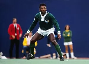 Pele's Farewell Game Collection: Pele playing for the Cosmos in his farewell game in 1977