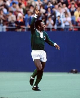 Pele's Farewell Game Collection: Pele playing for the Cosmos in his farewell game in 1977